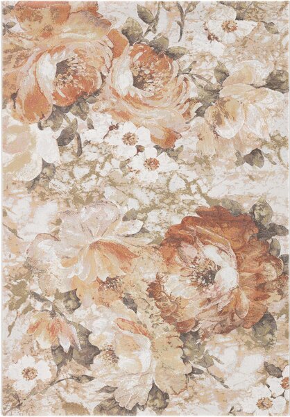 Moderní kusový koberec Ragolle Argentum 63377 9248 Květy béžový Rozměr: 120x170 cm