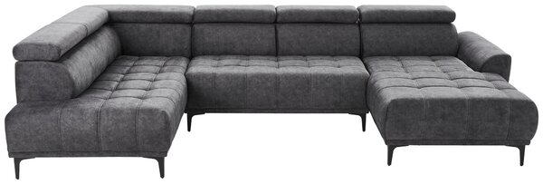 SEDACÍ SOUPRAVA, textil, barvy grafitu Stylife - Sedací soupravy