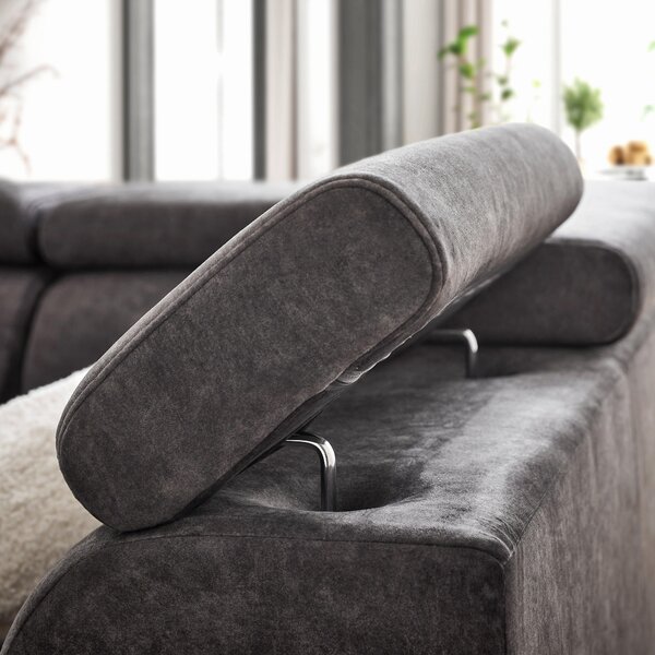 SEDACÍ SOUPRAVA, textil, barvy grafitu Stylife - Sedací soupravy