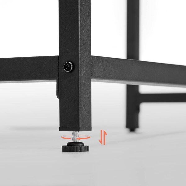 SONGMICS Psací stůl Vasagle Kolmo 80 cm černý/tmavě hnědý