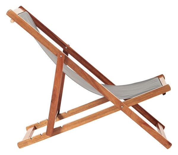 Šedé/v přírodní barvě dřevěné zahradní lehátko Dionysus – Bonami Essentials