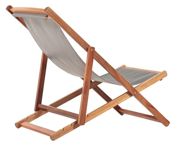 Šedé/v přírodní barvě dřevěné zahradní lehátko Dionysus – Bonami Essentials