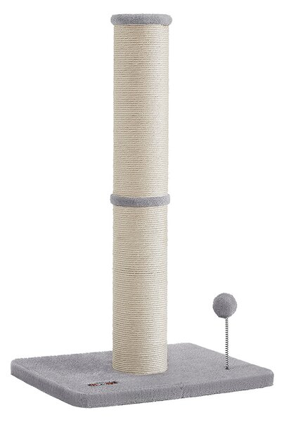 SONGMICS Škrabadlo pro kočky Caddy 85 cm šedé/béžové