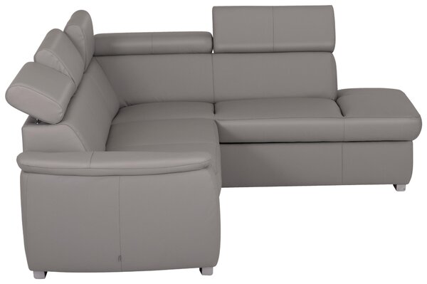 SEDACÍ SOUPRAVA, textil, kůže, platinová Celina Home - Sedací soupravy