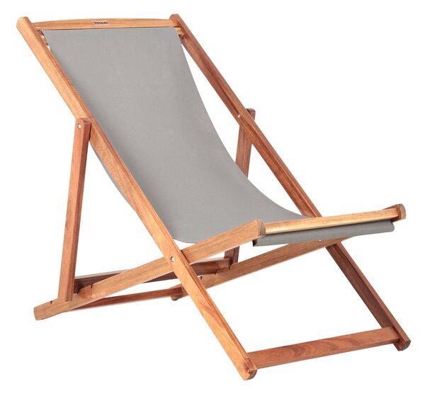 Šedé/v přírodní barvě dřevěné zahradní lehátko Dionysus – Bonami Essentials