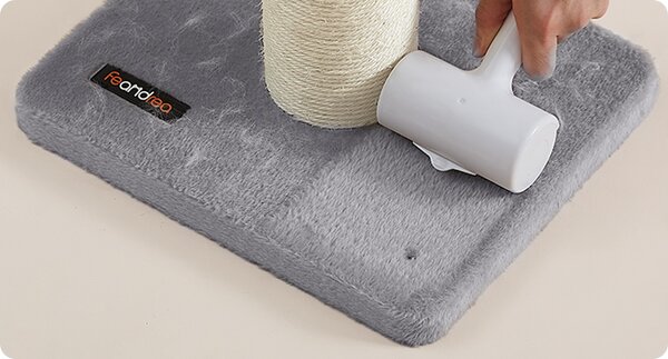 SONGMICS Škrabadlo pro kočky Caddy 85 cm šedé/béžové