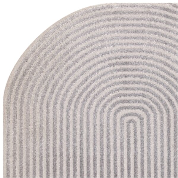 Tribeca Design Kusový koberec Zoom Shape Silver Grey Rozměry: 120x170 cm