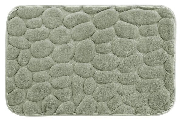 Zelená koupelnová předložka 50x80 cm Ricochet – douceur d'intérieur