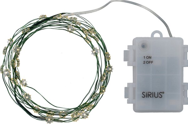 Sirius LED světelný Silke Green (40 LED světýlek) m/timer