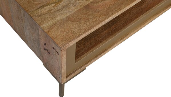 KONFERENČNÍ STOLEK, přírodní barvy, dřevo, 130/45/70 cm MID.YOU - Konferenční stolky, Online Only