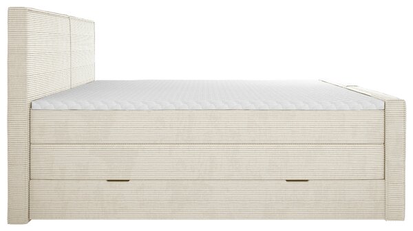 POSTEL BOXSPRING, 160/200 cm, béžová Livetastic - Postele s úložným prostorem, Online Only