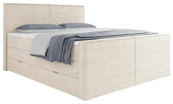 POSTEL BOXSPRING, 160/200 cm, béžová Livetastic - Postele s úložným prostorem, Online Only