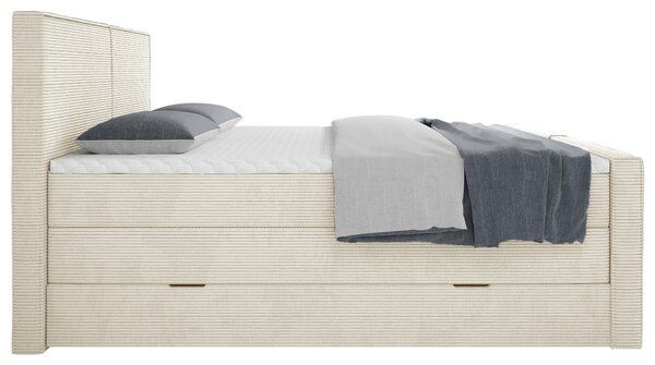 POSTEL BOXSPRING, 160/200 cm, béžová Livetastic - Postele s úložným prostorem, Online Only