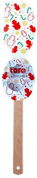 Toro Silikonová stěrka s vykrajovátkem 32cm MIX vánočních motivů