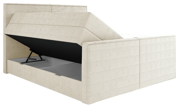 POSTEL BOXSPRING, 180/200 cm, béžová Livetastic - Postele s úložným prostorem, Online Only