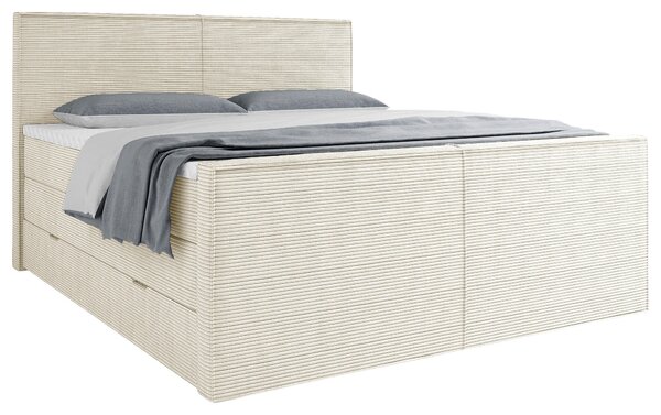 POSTEL BOXSPRING, 160/200 cm, béžová Livetastic - Postele s úložným prostorem, Online Only