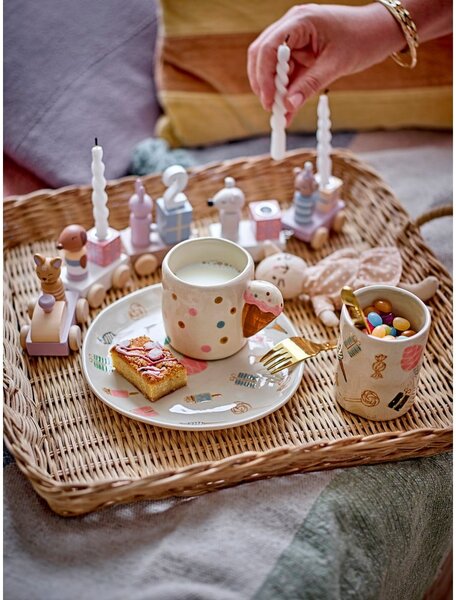 Kameninová dětská jídelní sada 3 ks Sweets – Bloomingville Mini