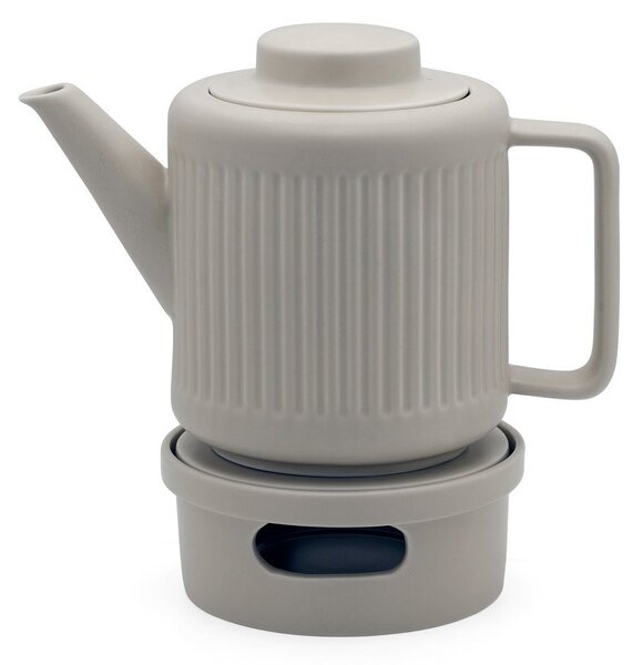 Šedá porcelánová konvice na čaj se sítkem 1,2 l Skagen – Bredemeijer