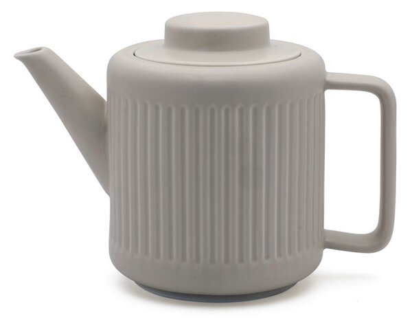 Šedá porcelánová konvice na čaj se sítkem 1,2 l Skagen – Bredemeijer