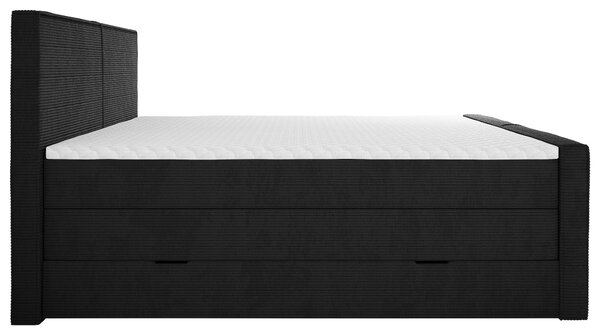 POSTEL BOXSPRING, 160/200 cm, černá Livetastic - Postele s úložným prostorem, Online Only