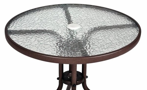 Zahradní balkonový set 2 židle + skleněný stůl