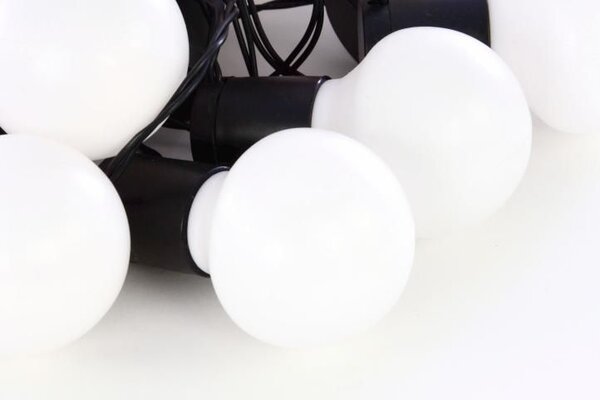 Party osvětlení pro venkovní použití, 20 LED, teple bílá