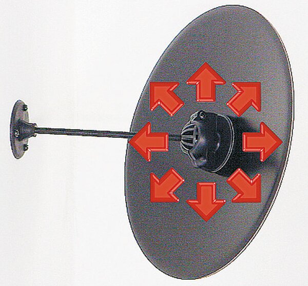 Dohledové kruhové nerozbitné zrcadlo, průměr 500 mm