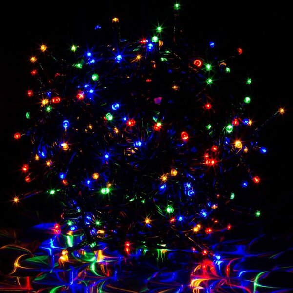 VOLTRONIC Vánoční řetěz 40 m, 400 LED, barevný