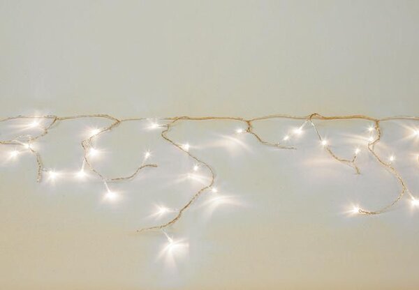 Vánoční světelný déšť 5 m, 144 LED, teple bílý