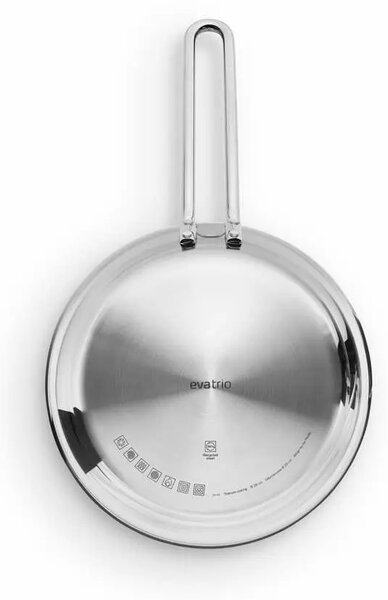 Eva Trio Laser Titanium Nerezová pánev 20 cm, laserem vázaný titanový povrch, bez PFAS, na indukci, pro kovové náčiní, Eva Solo