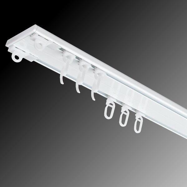 URBÁNEK Záclonové kolejnice AL589 - 148,5 cm, Standard + šnek