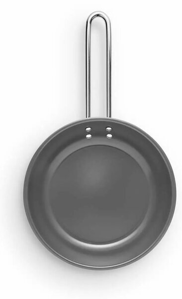 Eva Trio Laser Titanium Nerezová pánev 20 cm, laserem vázaný titanový povrch, bez PFAS, na indukci, pro kovové náčiní, Eva Solo