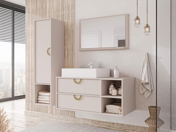 Koupelnový nábytek Gewiro, Barva: ořech warmia, Sifon k umyvadlu: ne, Umyvadlo: ne, Baterie: ne 5903211461187
