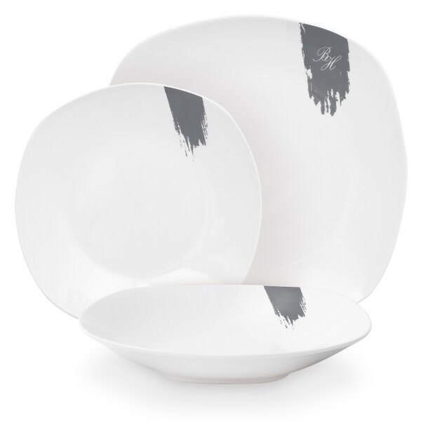 Jídelní sada talířů porcelánová 18 ks