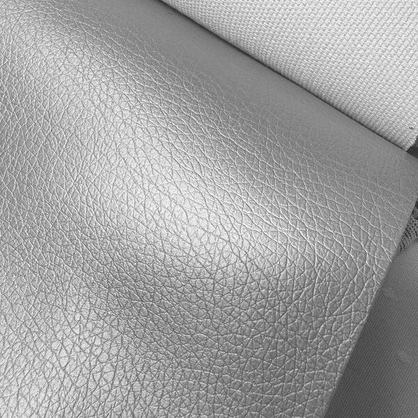Ekokůže SOFT koženka v metráži, 380 g/m², šíře 145 cm, silver, glazovaná