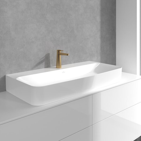 Villeroy & Boch Conum umyvadlová baterie stojící zlatá TVW12700300176