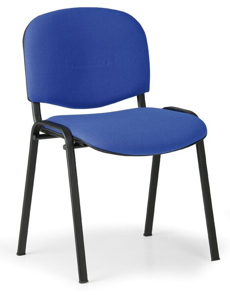 Konferenční židle VIVA, černé nohy, modrá