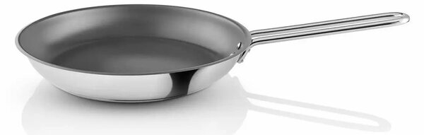 Eva Trio Laser Titanium Pánev 28 cm, 90% recyklovaná nerezová ocel, sendvičové dno, titanový povrch bez PFAS, na indukci, Eva Solo
