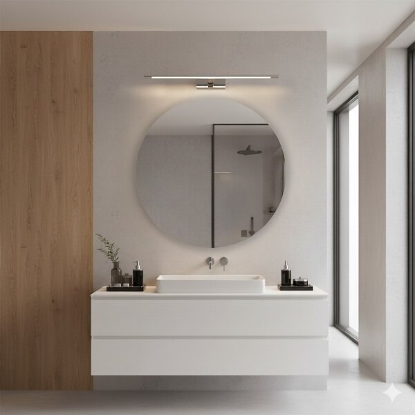 LED Koup. osvětl. zrcadla KLIMT LED/12W/230V 3000/4000/6000K 60 cm IP44 l. chrom
