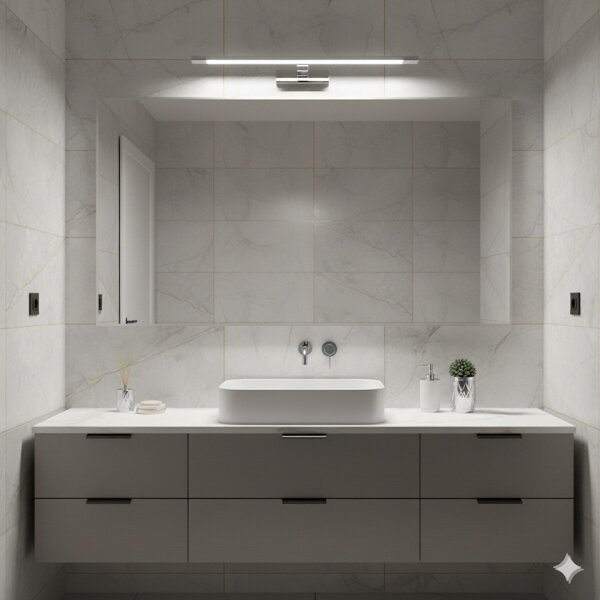 LED Koup. osvětl. zrcadla KLIMT LED/12W/230V 3000/4000/6000K 60 cm IP44 l. chrom
