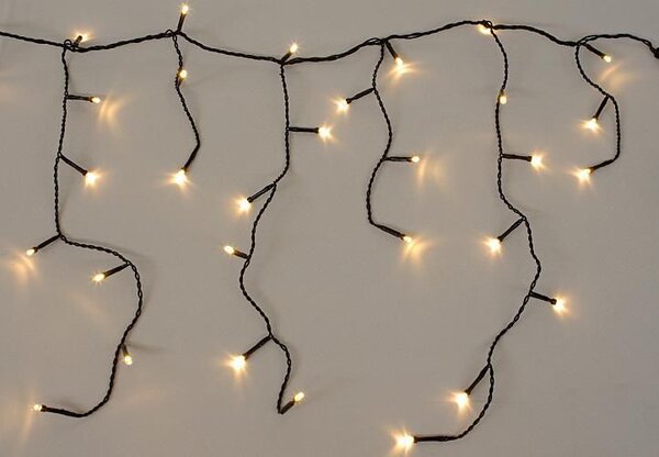 DiLED světelný déšť 180 LED teple bílá + napájení