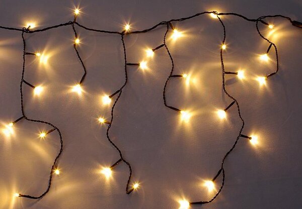 DiLED světelný déšť 180 LED teple bílá + napájení