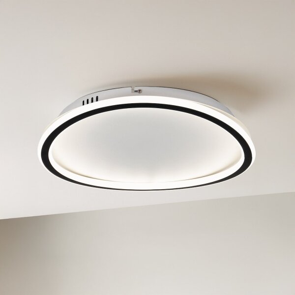 LED Stropní svítidlo CALI LED/30W/230V pr. 40 cm černá