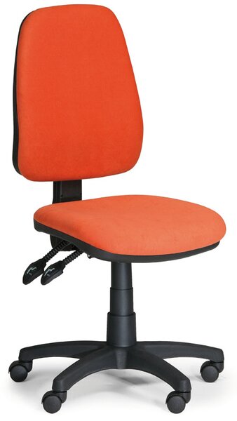 Pracovní židle Alex bez područek, oranžová