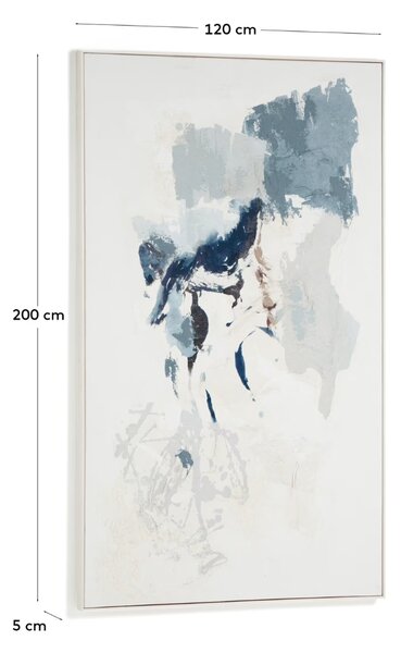 Kave Home Abstraktní obraz Erale 200 x 120 cm