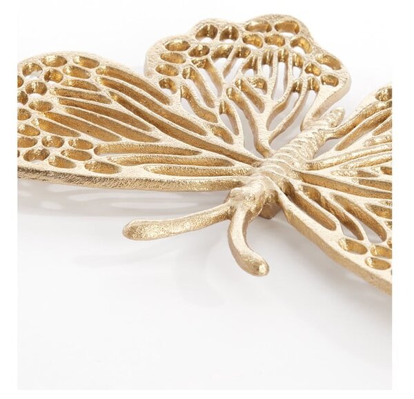 Kovová nástěnná dekorace 26x16 cm Butterfly – Light & Living