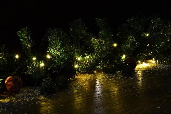 Vánoční světelný řetěz 9,9 m, 100 LED, 9 blikajících funkcí