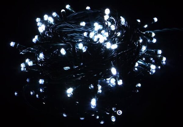 Vánoční světelný řetěz 9,9 m, 100 LED, 9 blikajících funkcí
