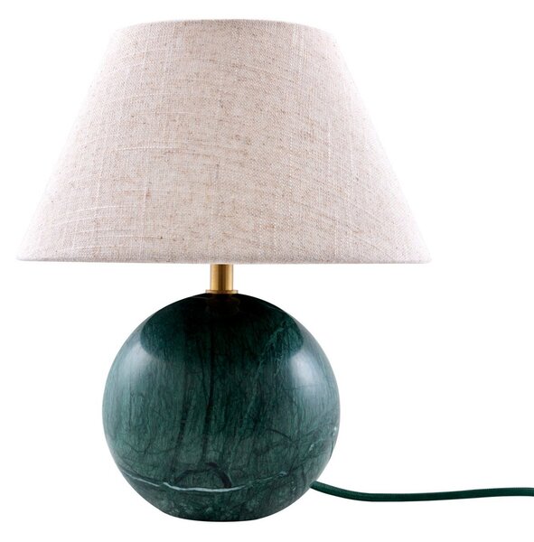 Stolní lampa Globen Lighting, Castello, Béžová, Obývací pokoj, Tkanina / Textil, Design
