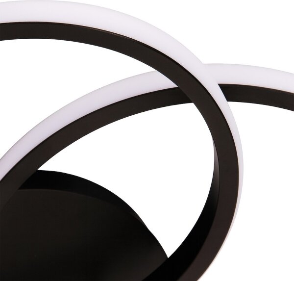 LED Stropní svítidlo TITANO LED/12W/230V černá
